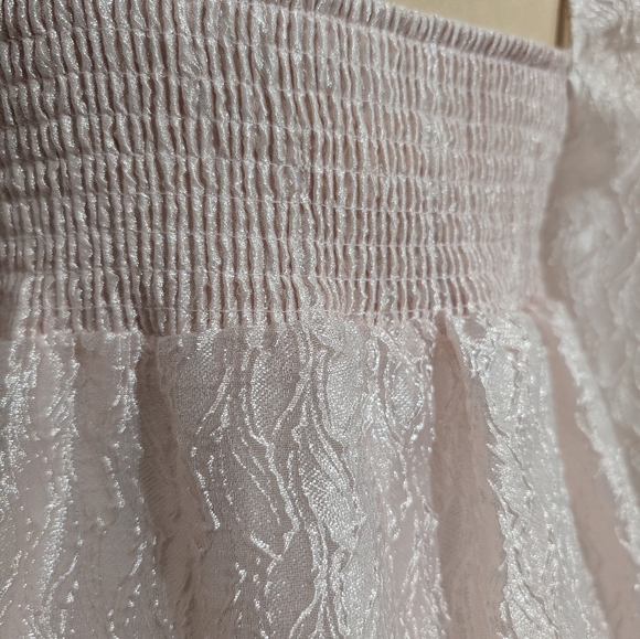 Anthropologie Textured Puff-Sleeve Dress Size XS - Picture 12 of 13